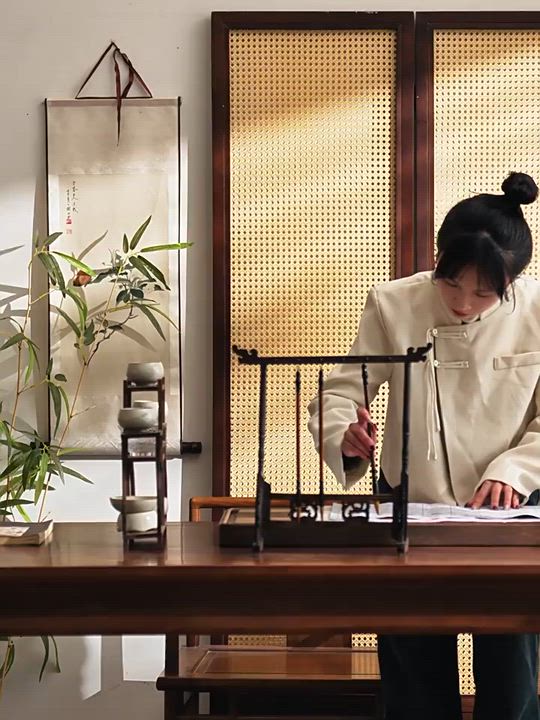 實木桌面博古架花架檯面小型擺件小型盆栽架多肉展示架小花臺| 日用雜貨